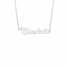 naamketting zilver Charlotte