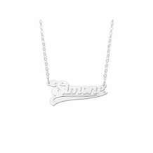 naamketting zilver Simone